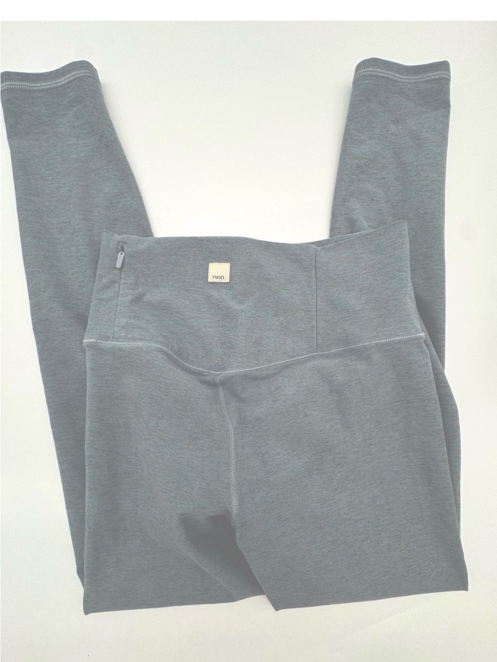 Vuori Elevation Leggings Womens Small Smoke Blue Heather Activewear - Picture 4 of 4